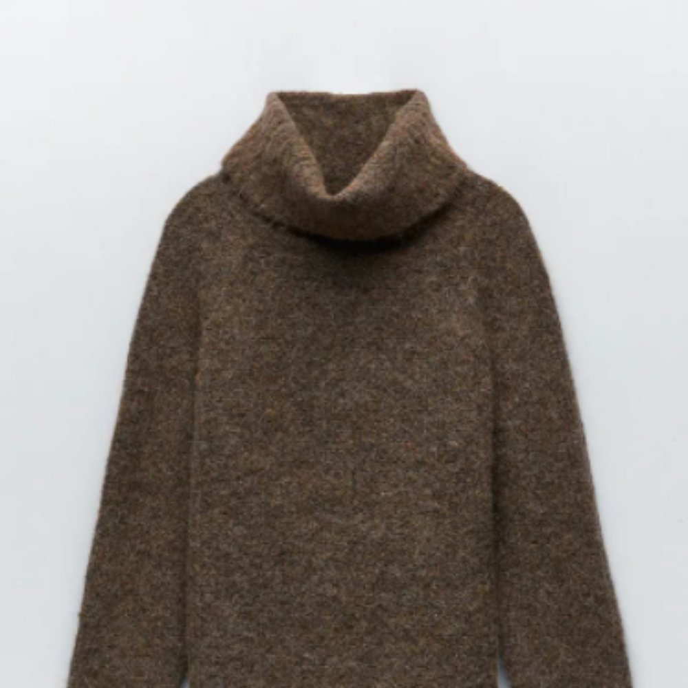 ZARA Wool+Alpaca turtle neck